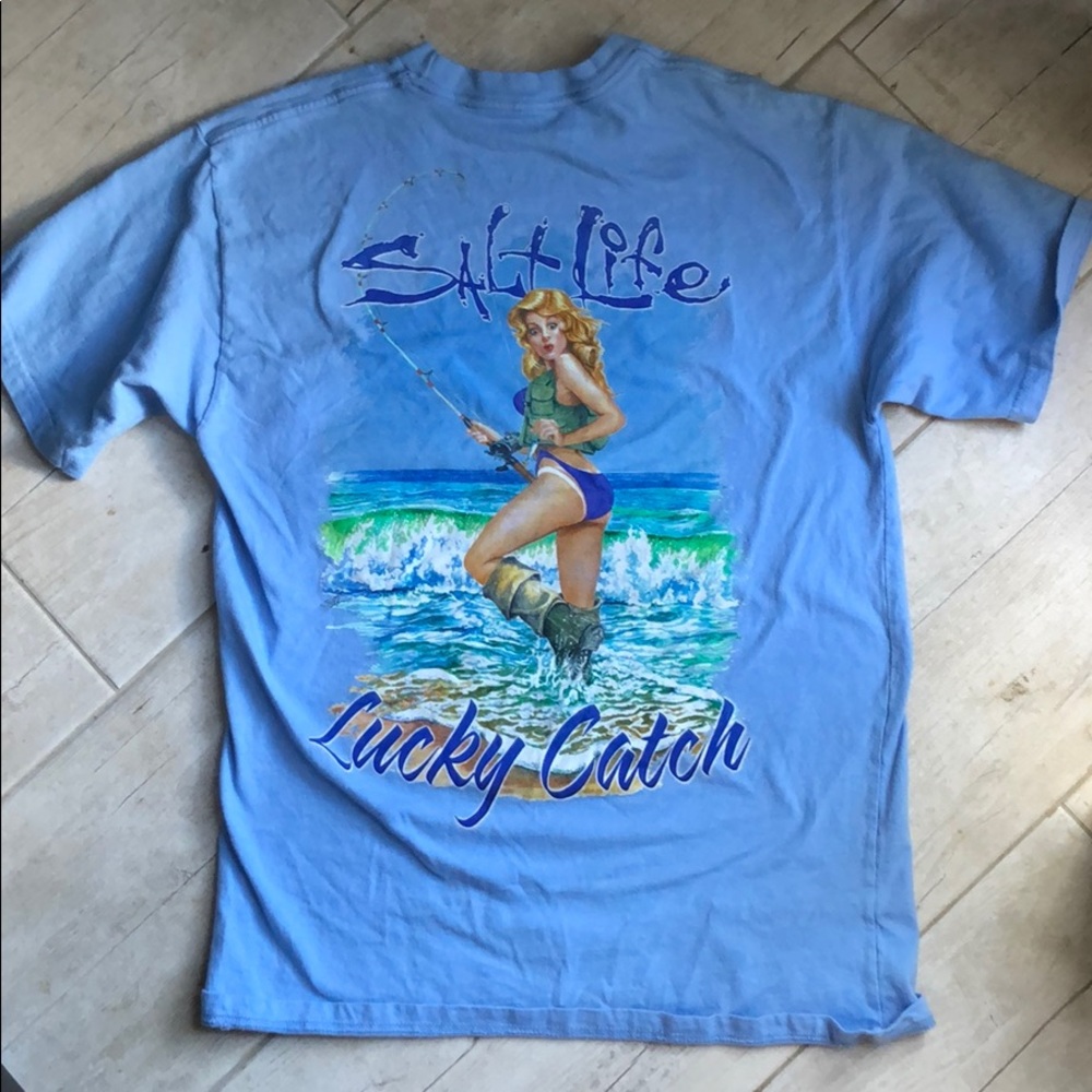 Salt life men’s shirt